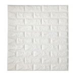 Adhesivo Para Pared 3D Ladrillo Blanco