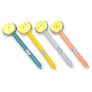 Cepillo de Limpieza de Pelo Suave Exfoliante con Dispensador BY-12