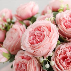 Ramos De Rosas De Seda Artificiales