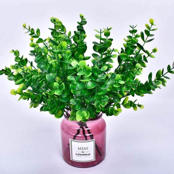 Hojas De Eucalipto Verdes Artificiales