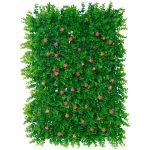 Follaje Artificial Con Flores Rosas