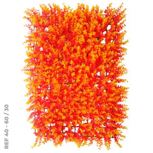 Follaje Artificial Panel Rojizo x9 unds
