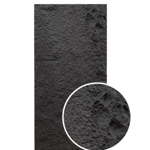 Panel Material PU Acabado Rústico D-PU-1 - Negro