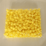 Paquete por 500 unidades de flor de foamy amarilla