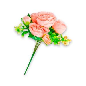 Ramo De Rosas Artificiales De Seda