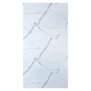 Panel Bambú Tipo Marmol - Azul Claro