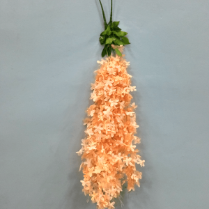 Planta Colgante Artificial Glicinia x2 unidades AR-21 - Naranja Pastel