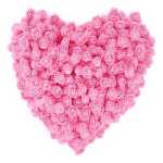 corazon decorado con rosas