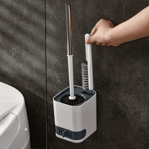 Juego de Cepillos y Soporte en silicona para Inodoro 470-10