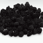 Flores de foamy negras