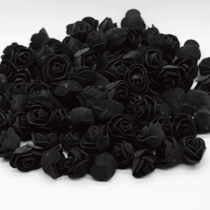 Flores de foamy negras