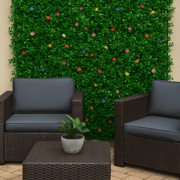 tapete follaje artificial