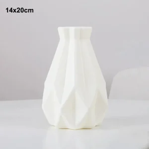 Florero Decorativo Grande Nórdico 3505 - Blanco