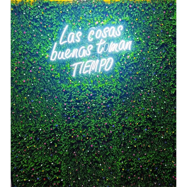 Fondo follaje artificial