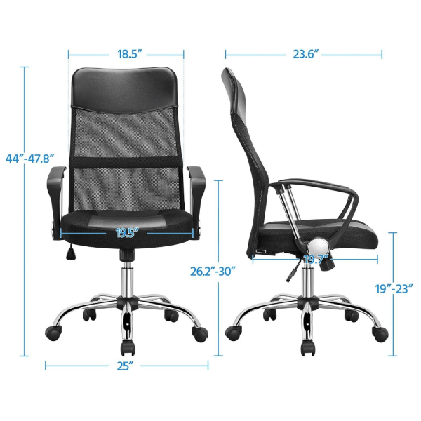 Medidas de silla de oficina
