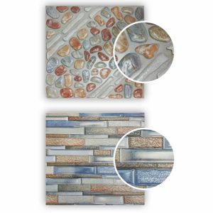 Stickers Plásticos 3D Ladrillos