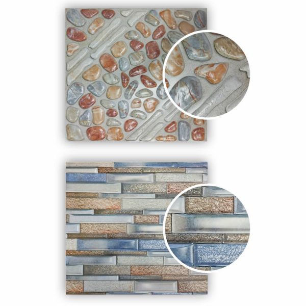 Stickers Plásticos 3D Ladrillos