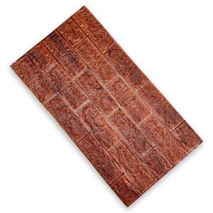 Adhesivo Para Pared 3D Ladrillo Café