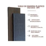 PISO DECK DOBLE CAFE OSCURO – AZULADO