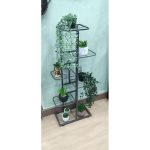 Soporte metálico para macetas