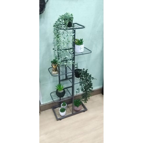 Soporte metálico para macetas