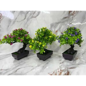 Bonsái Decorativo Floral Artificial