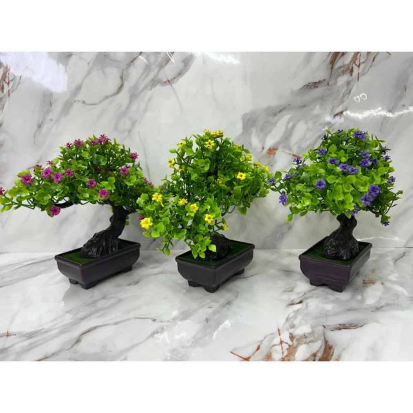 Bonsái Decorativo Floral Artificial