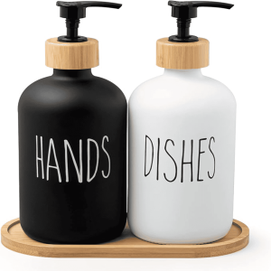 Dispensador de jabon hans y dishes