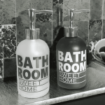 Dispensador de jabon en resina