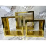 Set de Marcos Decorativos Dorados